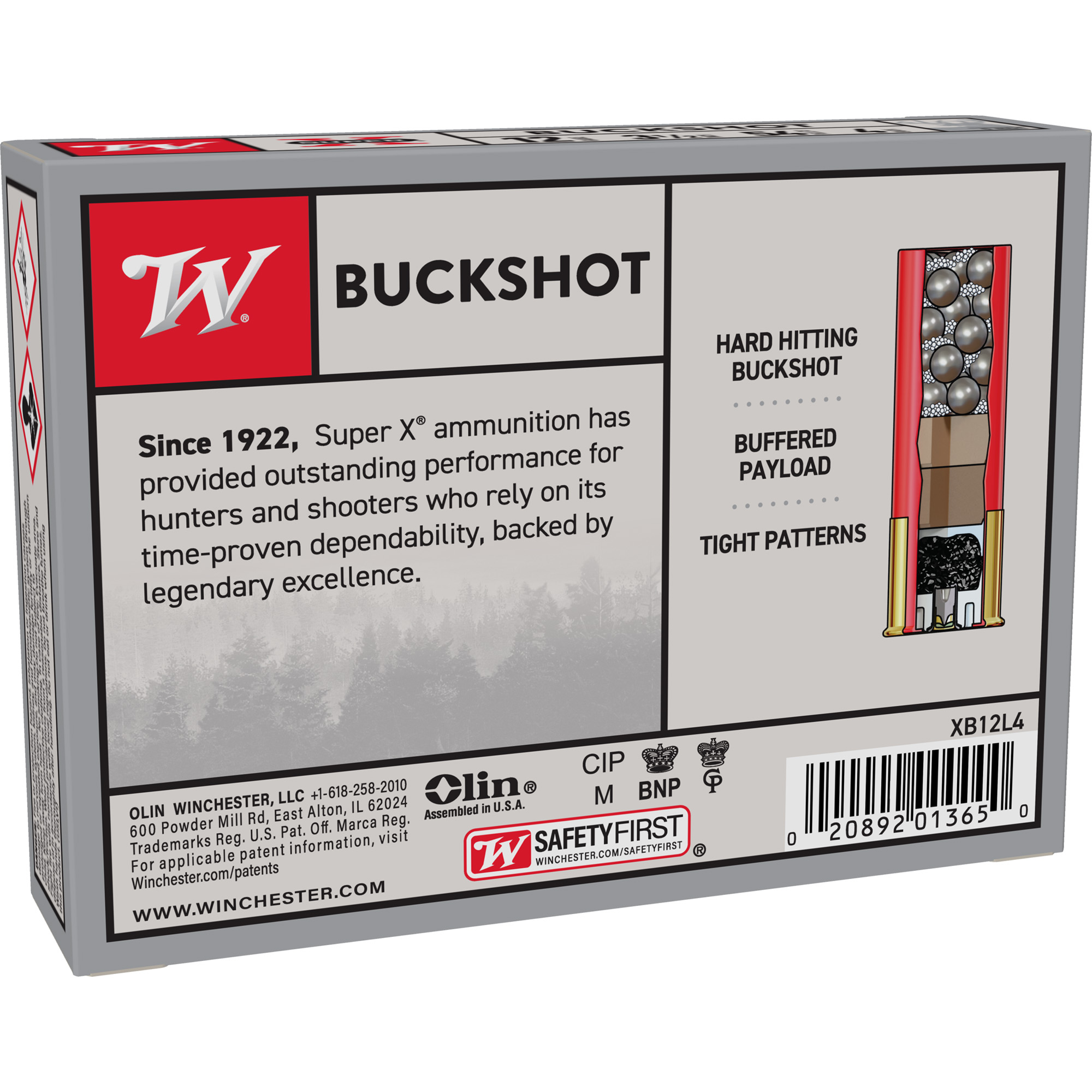 Winchester Super X 12ga 3.5in 4 Buck – Proven Buckshot, 5 Shells 4 Winchester Super X 12ga 3.5in 4 Buck – Proven Buckshot, 5 Shells - Image 4