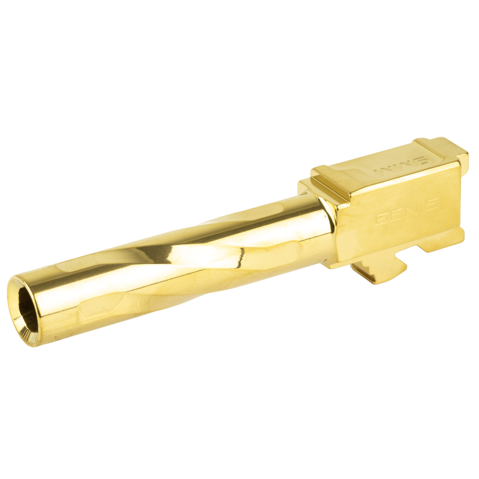 Zaffiri Precision Glock 19 Gen 5 Barrel 9mm 3.95" Gold TiN Flush Crown BA-G-img-0