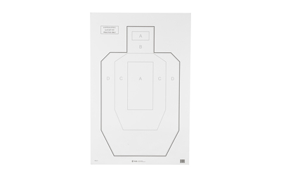 ACTION TGT USPSA PAPER 100PK