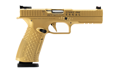 AMPF STRIKE ONE ERGL 9MM 5" 17RD GLD