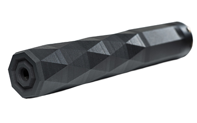 Angstadt Arms Reticent 360L, Suppressor, 9MM/.36 Cal, 8 Length, 1.55 Diameter, Titanium Construction, Black, HUB Compatible, 8.5oz AARET36LTB