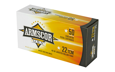 ARMSCOR 22TCM 40GR JHP 50/1000