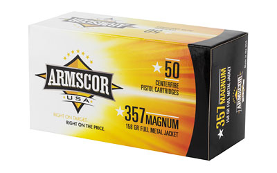 ARMSCOR 357MAG 158GR FMJ 50/1000