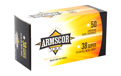 ARMSCOR 38SUPER 125GR FMJ 50/1000