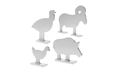 B/C SILHOUETTE KNOCK OVER TRGTS 4PC