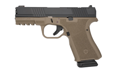 BRO FRONTLINE 9MM 4" 15RD FDE/BLK
