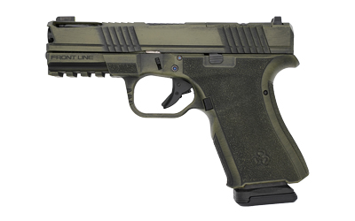 BRO FRONTLINE+ 9MM 4" 15RD BW GREEN