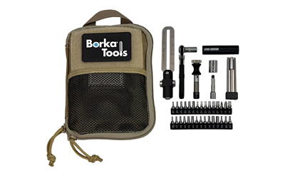 Borka Standard Configuration with 3 Piece Extension Bit Set, Adjustable Torque Driver Tool Kit, Silver, Includes Pouch BTK-E1