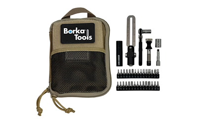 Borka Standard Configuration, Adjustable Torque Driver Tool Kit, Silver, Includes Pouch BTK-ST