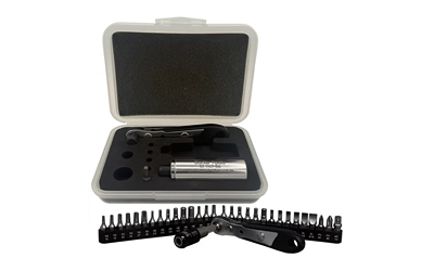 Borka Screwdriver Bits Kit, Silver, Includes Heavy-Duty Transport Container SBK
