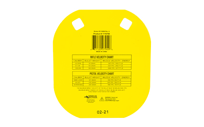 CALDWELL AR500 5" YELLOW