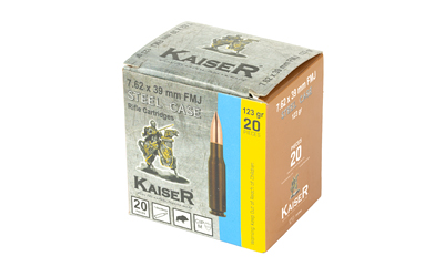 KAISER 7.62X39 123GR FMJ 20/1000