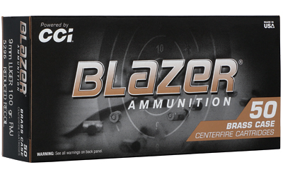 BLAZER BRASS 9MM 100GR FMJ 50/1000