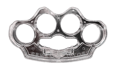 CBG PLASTIC KNUCKLES BTL OPNR CLEAR