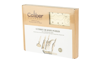 CBG CALIBER WOOD KNIVES PUZ 6 PCS