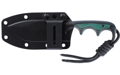 CRKT NESSMUK 2.9" GRN/SLV W/SHEATH