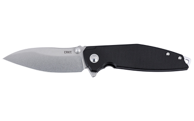 CRKT IBIS 3.09" PLAIN EDGE BLK/SLV