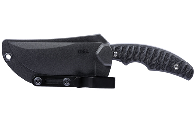 CRKT BURROWER 3.66" PLN BLK W/SHEATH