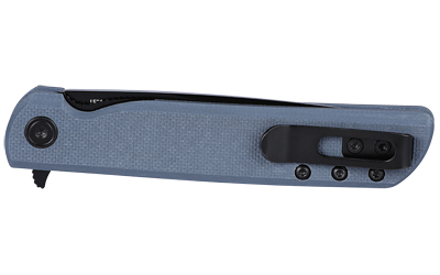 CRKT LCK+ PLAIN EDGE 3.38" GRY/BLK