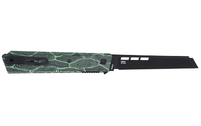 CRKT ZEPHYR 3.22" PLAIN EDGE GRN/WHT