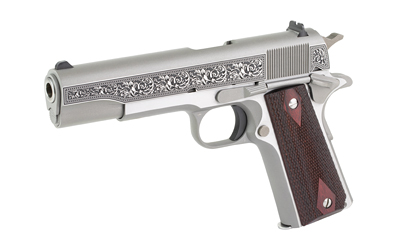 COLT 1911C GOVT 38SUP 5" STS ENGRAVD