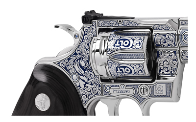 COLT PYTHON 357MAG 3" 6RD SAPPHIRE