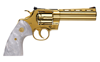 COLT PYTHON 357MAG 5" 6RD 24K GOLD