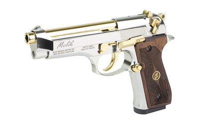 DERYA MELIK 9MM 4.9" 17RD SLVR/GOLD