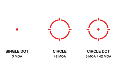 EOTECH EFLX-CE REFLEX SIGHT 3MOA BLK