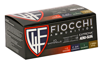 FIOCCHI 12GA AERO SLUG HV 10/250