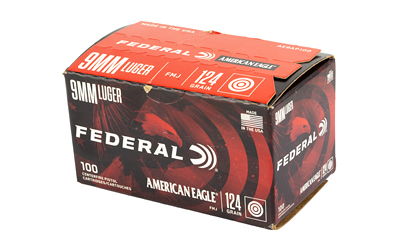 FED AM EAGLE 9MM 124GR FMJ 100RD