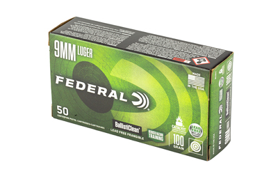 FED BALLISTICLEAN 9MM 100GR 50/1000