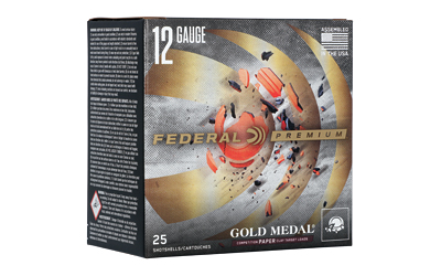 FED GLD MDL PAPER 12GA 2.75" #8 25