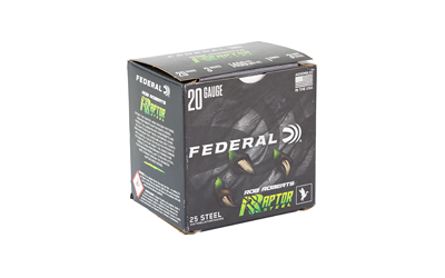 FED RAPTOR STEEL 20GA 3" 1OZ #3 25
