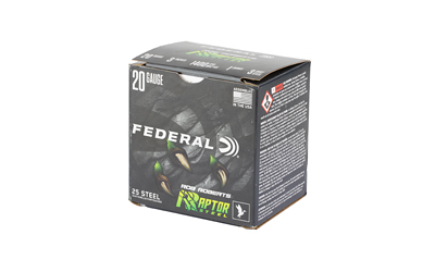 FED RAPTOR STEEL 20GA 3" 1OZ #3 25