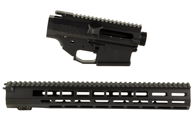 GGP AR10 BILLET RCVR SET W/15" HG BK