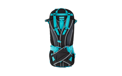 GGG APPARITION BAG BLK W/CYAN ZIPS