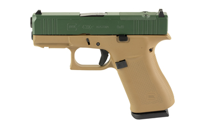 GLOCK 43X 9MM 10RD MOS TAN/GRN