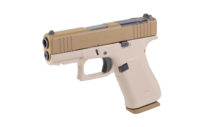 GLOCK 43X 9MM 10RD MOSK TWO TONE TAN