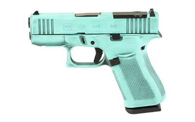 GLOCK 43X 9MM 10RD ROB EGG BLUE BW