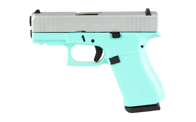 GLOCK 43X 9MM 10RD REB/SILVER FRRAIL