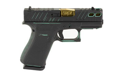 GLOCK 43X 9MM 10RD BLACK ROBBIN BLUE