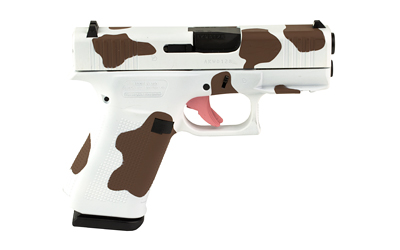 GLOCK 43X 9MM 10RD BRN COW PRINT