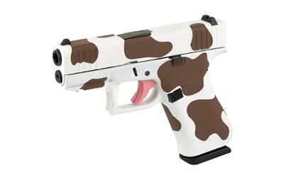 GLOCK 43X 9MM 10RD BRN COW PRINT