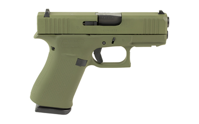 GLOCK 43X 9MM 10RD OD GREEN FRT RAIL