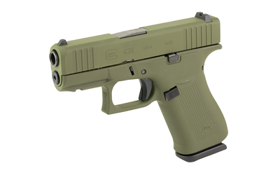 GLOCK 43X 9MM 10RD OD GREEN FRT RAIL