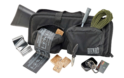 HENRY US SURV 22LR BLK W/GEAR & BAG