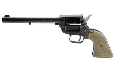 Heritage Rough Rider 22LR Revolver 6.5" with Black/FDE Poly Grips (6rd)