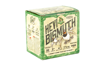 HEVI BISMUTH 20GA 3" #4 25/250