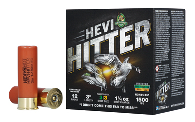 HEVI-HITTER 12GA 3" 1.25OZ #3 TG/STL